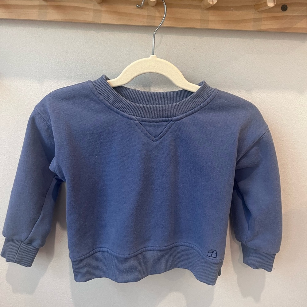 Maison Me Tyler Sweatshirt New Deep Dusty Blue 3T